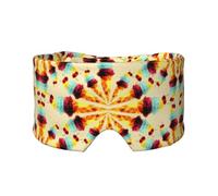 Cache-oreilles et yeux doux imprimé polygone crème glacée pour adultes couverture de sommeil pour soulager la sieste de voyage