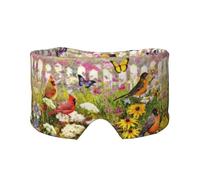 Cache-oreilles et yeux doux pour adultes avec imprimé moineau et oiseaux chantants pour soulager la sieste de voyage