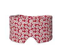 Cache-oreilles et yeux imprimés de peinture grenade pour adultes et enfants pour la maison, le bureau et les voyages, soulagement de l'insomnie