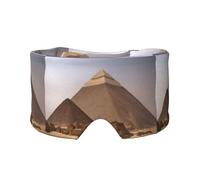 Cache-oreilles et yeux imprimés pyramides d'Égypte pour adultes et enfants pour dormir, voyage, maison, bureau