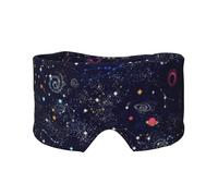 Cache-oreilles et yeux occultants avec motif carte constellation étoilée pour la maison, le bureau