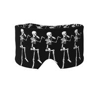 Cache-oreilles et yeux squelette articulé pour Halloween, pour la maison, le bureau, le camping, l'avion, les voyages