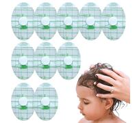 Cache-oreilles étanches - Protecteurs de douche pour bébé | 100 autocollants d'oreilles diisposables | Bouchons d'oreilles réglables pour nouveau-nés pour teinture des cheveux, bain, salon