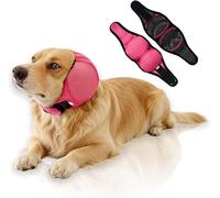 Cache-oreilles imperméables pour chien - Cache-oreilles sans rabat pour le toilettage, protection contre le bruit et l'anxiété, bonnet de douche à capuche apaisant réglable pour le bain et la natation