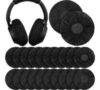Cache-oreilles jetables pour écouteurs 11 cm 100 pièces Noir