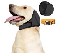 Cache-oreilles pour chien avec réduction du bruit - Cache-oreilles insonorisés pour chien - Design silencieux - Doux et confortable - Enveloppe élastique avec isolation acoustique pour feux d'artifice