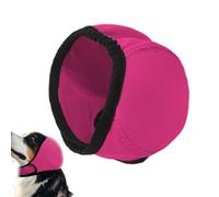Cache-oreilles pour chien - Capuche apaisante pour chiots - Pour le toilettage des petits, moyens et grands chiots - Pour le bain, le séchage, la natation