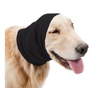 Cache-oreilles pour chien, capuche douce et apaisante pour animal domestique, cache-cou et cache-oreilles pour chien - pour coupe de poils de petite, moyenne et grande race, douche, salle de bain
