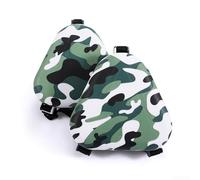 Cache-oreilles pour chien, confortable, anti-bruit, 29 dB NRR pour soulager l'anxiété des orages, convient aux chiens de taille moyenne avec cadre en ABS sécurisé (vert)