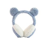 Cache-Oreilles Pour Enfant Fille Garçon Chaud Peluche Cache-Oreilles Ajustables Hiver,Blue