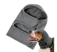 Cache-oreilles réglable pour chien, capuche apaisante pour animaux domestiques, séchage du bain, sans secousses, pour hématomes, feux d'artifice, orages, protection contre le bruit
