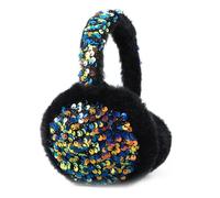 Cache-oreilles SEDEX pour enfants, filles, hiver, avec paillettes, thermique, peluche, couvertures d'oreilles douces, coupe-vent, réglable, pour la tête, sports de plein air, fausse fourrure, ski