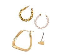 Cache-oreilles tendance non percés - Accessoires décontractés pour les oreilles - Texture en alliage - Pour les voyageurs et les fêtes