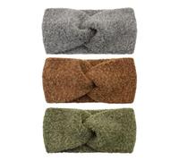 Cache-oreilles tricotés esthétiques avec nœud chaud et tendance pour temps froid, cyclisme, course à pied, sport, bandeau confortable à porter au quotidien