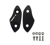 Cache Orifice Retroviseur Pour Apr@&ilia RSV4 2009-2020 1100 Factory 2020-2025 Pare-brise De Moto Cache Pour Trou Rétroviseur En Alliage D'aluminium(RSV4 Black Set)