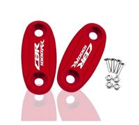 Cache Orifice Retroviseur Pour CBR600RR 04-16 CBR1000RR 04-07 CBR 600RR 1000RR Moto CNC Pare-brise Rétroviseur Capuchon Cache Trou(CBR1000RR Red)