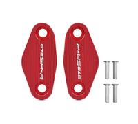 Cache Orifice Retroviseur Pour CFMOTO 675SR-R 675SRR 2024-2025 Cache Pour Trou De Rétroviseur Pare-brise Moto Élimineurs Rétroviseurs Capuchon Protection(Aa-3)