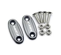 Cache Orifice Retroviseur Pour Hon@&da CBR600RR CBR 600RR 600 RR 2004-2016 Moto Rétroviseur Base Pare-brise Élimination Du Miroir Couverture Trou(Y-4)