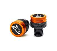 Cache Orifice Retroviseur Pour Super CUB C70 90 110 C125 Accessoires Pour Moto : Bouchons Pour Trous De Rétroviseurs Latéraux CNC(Super CUB-5)