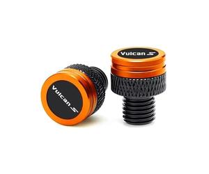 Cache Orifice Retroviseur Pour VULCAN S 650cc 650 CC Moto CNC Rétroviseur Côté Capuchon Bouchon Accessoires(Vulcan S-5)