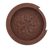 Cache Ouïe Guitare Acoustique Silicone Souple Insert Amovible (Brun) | Matière silicone souple Couvercle anti-poussière Insert atténuation bruit Confort jeu acoustique Scène studio Protection ouïe