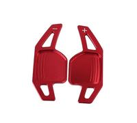 Cache palettes volant Compatible avec A3 pour S3 8P 2004 2005 2006 2007 2008 2009 2010 2011 2012 Paddle Shifter Couvercle de palette de changement de volant de voiture(Red)