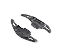 Cache palettes volant Compatible Avec Buick Pour Regal GS Pour LaCrosse GL8 Pour Verano Palette Changement De Vitesse Au Volant Voiture(Carbon fiber black)