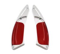 Cache palettes volant Compatible avec Citroen pour DS pour Crossback pour DS3 DS4 DS4S DS5 DS 5LS DS6 DS7 DS9 palettes de changement de vitesse au volant(Type A Silver)