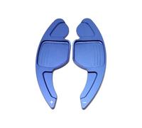 Cache palettes volant Compatible avec pour A3 S3 A4 S4 B8 A5 S5 A6 S6 A8 R8 Q5 Q7 TT Volant de Voiture Palette de Changement de Vitesse Extension Extension Shifter Aluminium 2 Pièces(Blue)