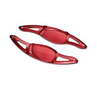 Cache palettes volant Compatible avec pour RS4 RS5 TT RS 2016 2017 2018 Extension de palette de changement de volant Accessoires de voiture automatique Extension Paddle Shifter(Red)