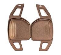 Cache palettes volant Compatible Avec TT MK2 8J A5 S5 A4 B8 A3 S3 8P Q5 8R Q7 A6 C6 R8 2005-2011 Extension Palette De Changement Volant Voiture(Brown)