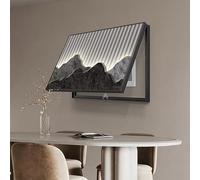 Cache-panneau Électrique Mural, Couvercle De Boîte À Disjoncteurs Décoratif, Cache Compteur Electrique, Porcelaine Cristal Pour Salon Et Bureau(Gray 3,45 * 35cm/17.7 * 13.8in)