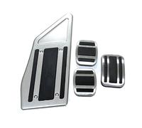 Cache-pédale De Frein Avec Repose-pied Pour DS 7 CROSSBACK 2018-2020 Boîte Automatique Ou Manuelle En Acier Inoxydable(MT 4PCS)