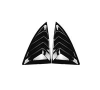 Cache-persiennes Vitre Latérale Style Sport pour Tesla pour Model Y pour Juniper 2025 pour Model 3 pour Highland 2024 Aileron Arrière 2 Pièces(My 20-24 Black)