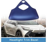 Cache Phare Anneau Phare Decor Phare pour Toyota C-HR 2017-2021 Bleu ABS 1 Pièce Première Rangée