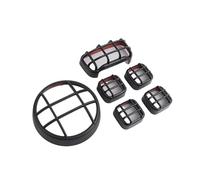 Cache-Phare Grille Protection Moto pour Hunter pour Cub pour CT125 pour Trail125 Clignotant Feu Arrière Couvre Garde Phare Couverture Maille Phare Moto(MatteBlack-AB)