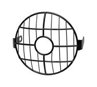 Cache-phare Moto 6.5" Motorcycle Headlight Mesh Grill Guard Front Lamp Mesh Grille Cover Protector for Cafe Racer Cruiser Headlight Cover(Round Center)