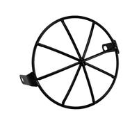 Cache-phare Phare Latéral De Moto De 6,3 Pouces Pour Café Pour Racer Pour Touring Pour Sportster Pour Grille Ronde Masque LED Vintage Noir Universel Phare avant(C)