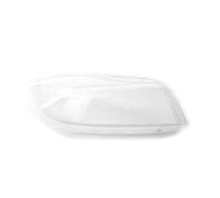 Cache phare transparent Couvercle d'objectif lampe avant voiture, abat-jour transparent, coque phare au xénon, accessoires pour BMW série 3 E90 E91 2005 - 2012 Lentille phare voiture(droite)