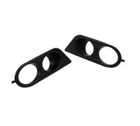 Cache phares antibrouillard Compatible Avec BMW Pour E46 M3 2001 2002 2003 2004 2005 2006 1 Paire Caches Pour Feux Antibrouillard Avant Pour Contour De Pare-chocs Conduit D'air(Black B)