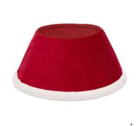 Cache pied de sapin D.56cm rouge et blanc - Atmosphera createur d'interieur
