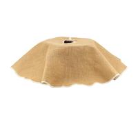 Cache-pied de sapin en jute - Diamètre 120 cm avec liseré blanc