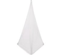 Cache Pied d'Enceinte en Canevas Blanc par Gear4music