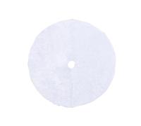 Cache Pied Sapin de Nnoel Jupe de Sapin Noël Blanche, Tapis en Peluche, décorations joyeuses(122cm)