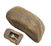 Cache-pierres imitation - Rangement de galets résistant aux intempéries, boîte de géocaching avec texture authentique, protection pour synthétiques résistants | Outil fiable d'ac