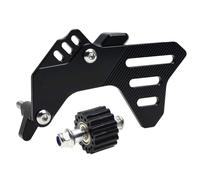 cache-pignon de moto Convient pour Husqvarna TC TE TX FC FE FX KTM EXC XC XCF SXF 250 300 350, boîtier de chaîne, économiseur pignon, couvercle d'entraînement, protecteur(K set Black)