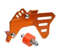 cache-pignon de moto Convient pour Husqvarna TC TE TX FC FE FX KTM EXC XC XCF SXF 250 300 350, boîtier de chaîne, économiseur pignon, couvercle d'entraînement, protecteur(H set Orange)