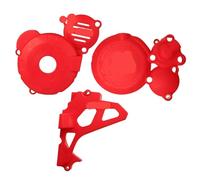 cache-pignon de moto Couvercle d'allumage de carter pignon pilote d'embrayage moteur adapté pour ZONGSHEN CBS300 à HJMOTO KEWS ZUMA AJ1 Pignons pour moto(5 Red 3 Kit)
