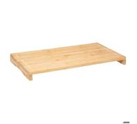 5five Cache-plaque bambou 52x28 cm 2-en-1 – Planche à découper & protège-plaque