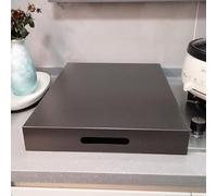 Cache Plaque de Cuisson Couvercles Métalliques de Plaque de Cuisinière à Gaz de Cuisine, Planche Couvre-Cuisinière Noodle Board avec Trou de Poignée(Gray,30x40x5cm (11.8x15.8x2.0in))